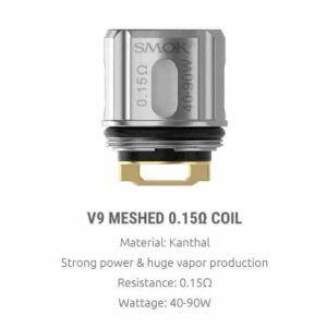 SMOK V9 REPLACEMENT COIL - Fits ANY Baby Beast Style Tank