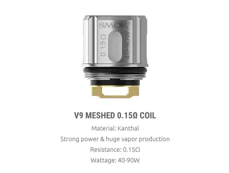 SMOK V9 REPLACEMENT COIL - Fits ANY Baby Beast Style Tank
