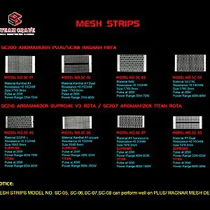 Steam Crave Mesh Strips