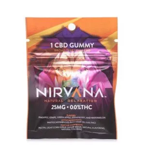 Nirvana Sample Gummy 25mg