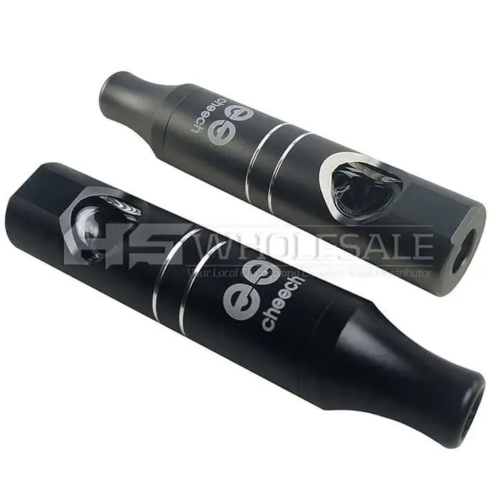 Cheech Glass - 4.25" Metal Encased Glass Hand Pipe