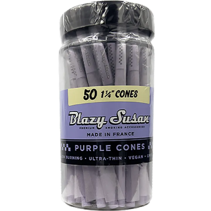 Blazy Susan - Purple Paper Cone Jar